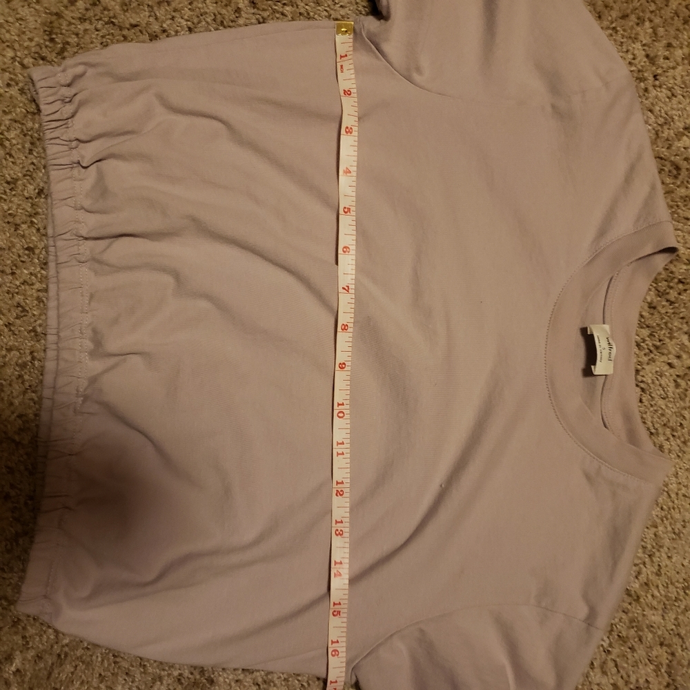 Wilfred | Light Purple Crop Top T-Shirt - Picture 7 of 10